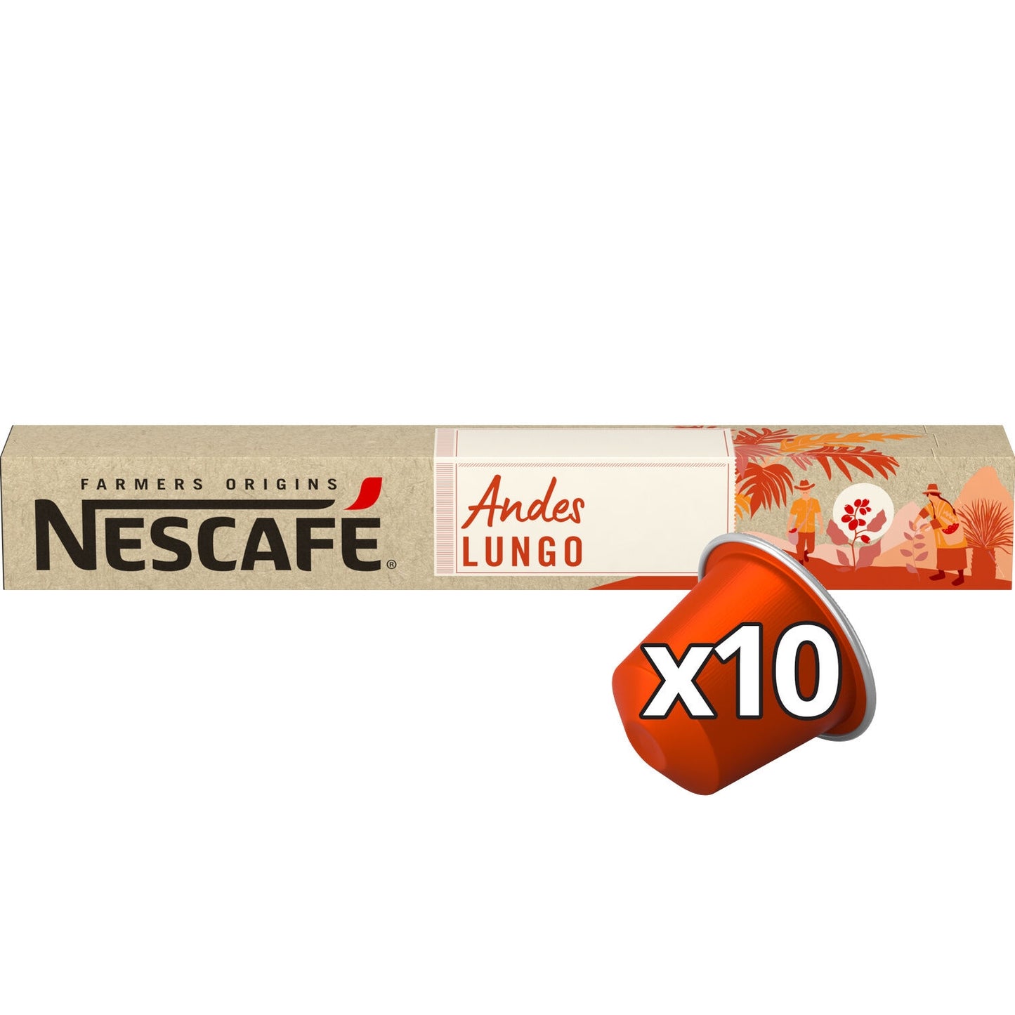 Café Capsules Compatible Nespresso Andes Intensité 5 NESCAFE FARMERS ORIGINS