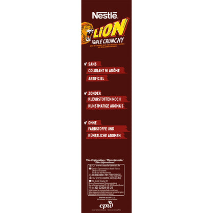 Céréales Lion Triple Crunchy Caramel et Chocolat NESTLE