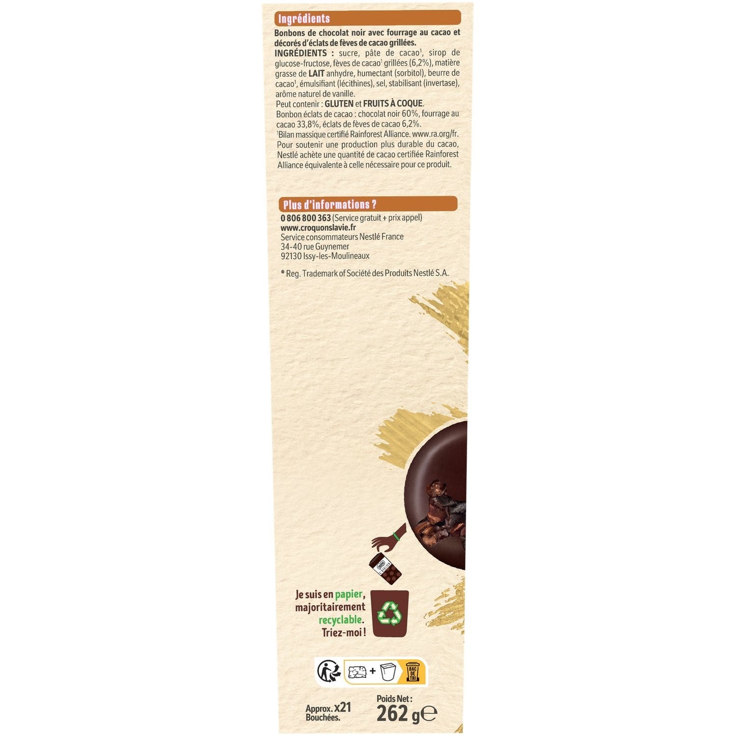 Dark Chocolate Cocoa Beans Bites WORKSHOP RECIPES