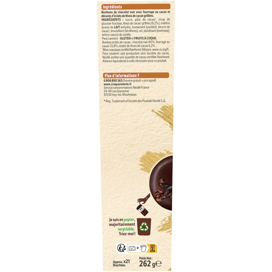 Dark Chocolate Cocoa Beans Bites WORKSHOP RECIPES