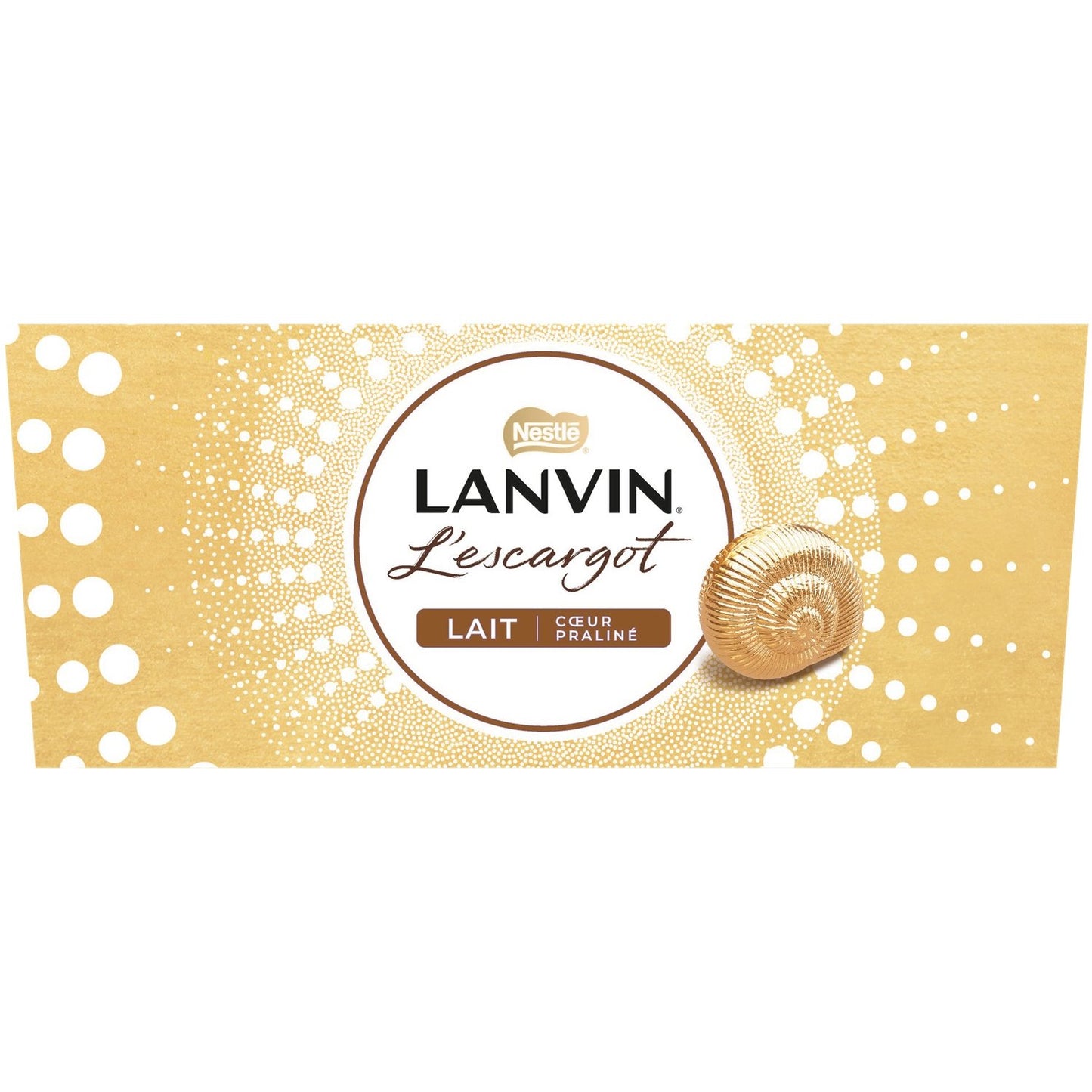 Chocolat au Lait Fourré au Praliné Escargot LANVIN