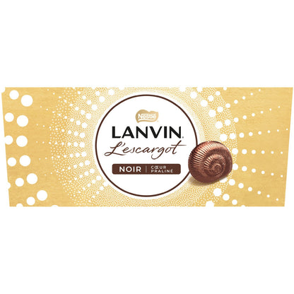 Chocolat Noir Fourré au Praliné Escargot LANVIN
