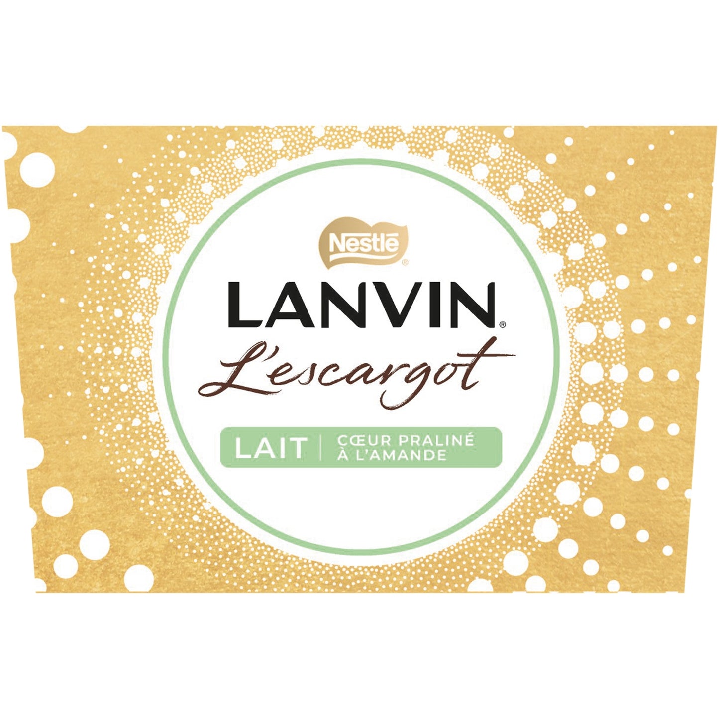 Milk Chocolate Filled with Praline Almond Snail LANVIN
