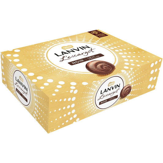 Chocolat Noir Fourré au Praliné Escargot LANVIN