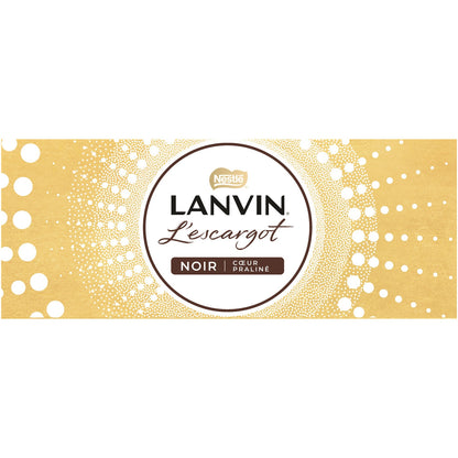 LANVIN Dark Chocolate Filled with Praline Snail