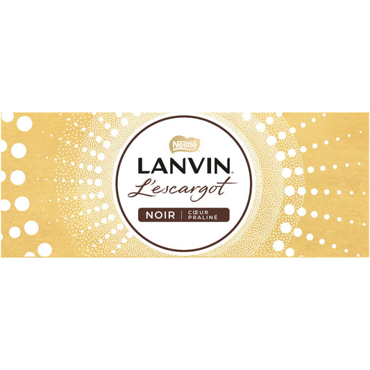 LANVIN Dark Chocolate Filled with Praline Snail