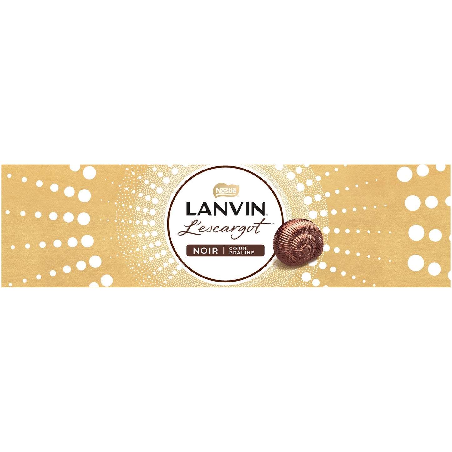 LANVIN Dark Chocolate Filled with Praline Snail