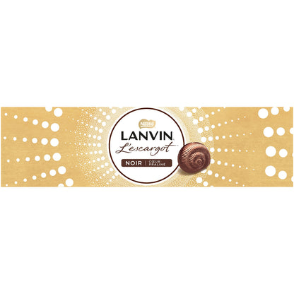 Chocolat Noir Fourré au Praliné Escargot LANVIN