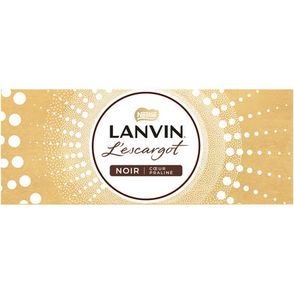 Chocolat Noir Fourré au Praliné Escargot LANVIN