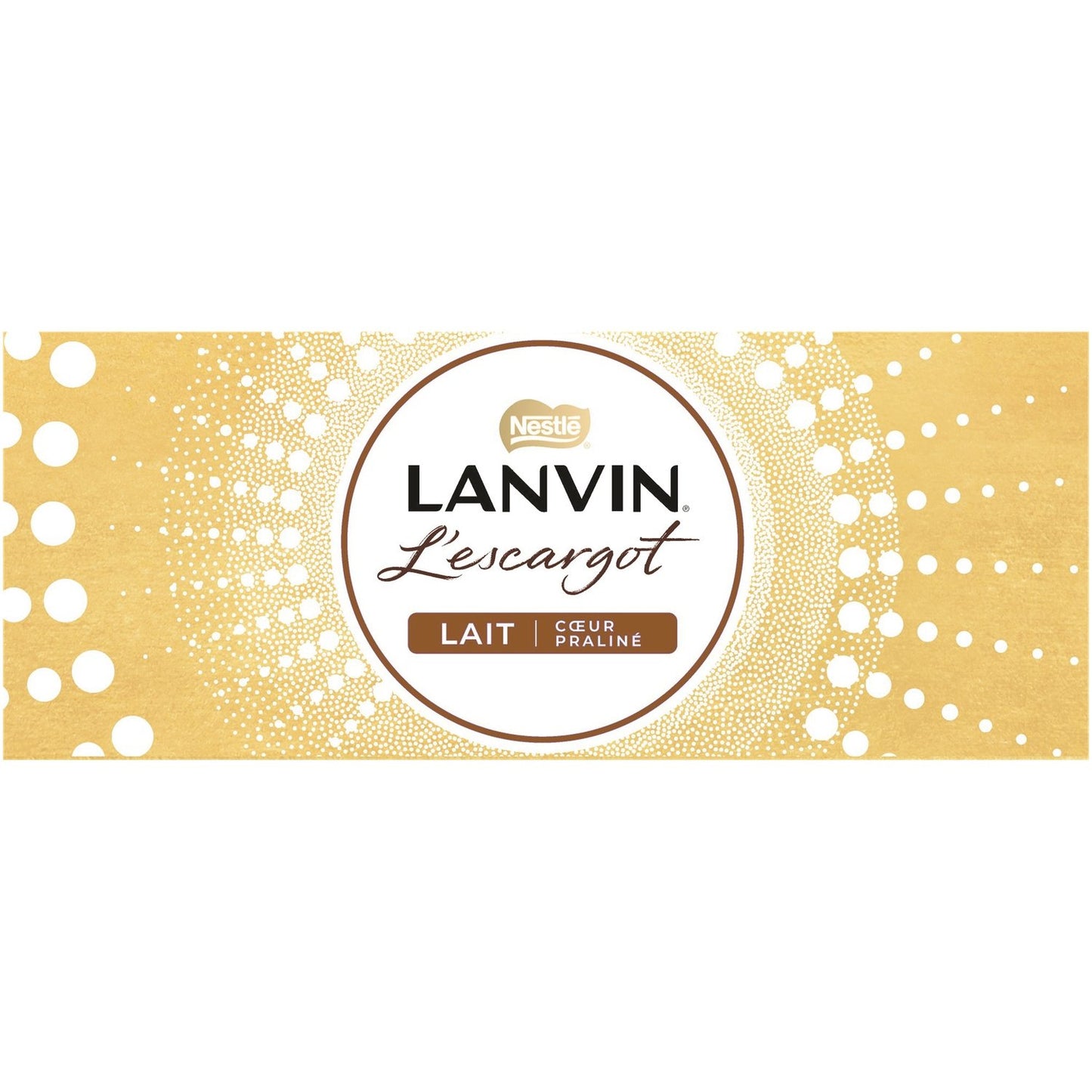 Chocolat au Lait Fourré au Praliné Escargot LANVIN