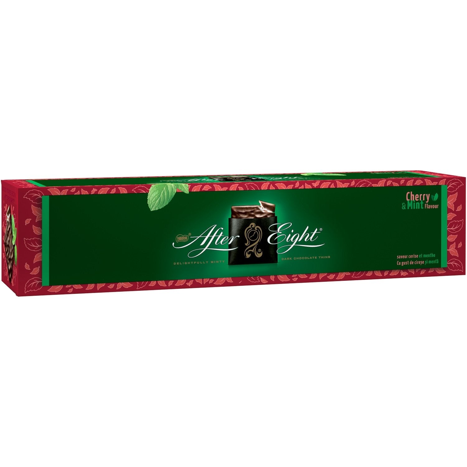 Bouchées de Chocolat Noir, Fourrés à la Cerise AFTER EIGHT - Gamme de Noël 2025 la boite de 400g
