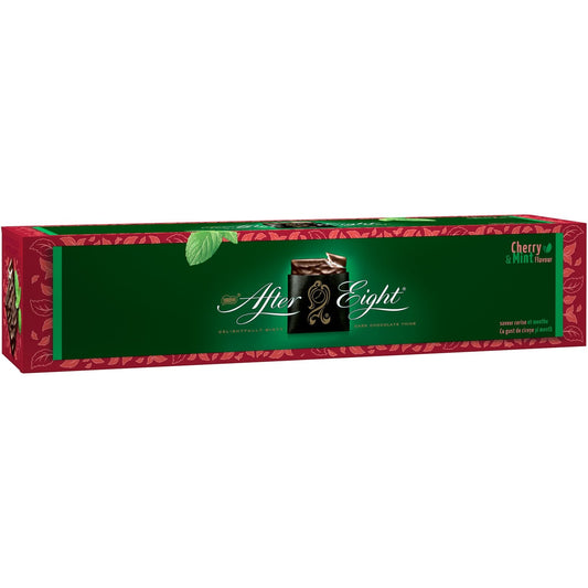 Bouchées de Chocolat Noir, Fourrés à la Cerise AFTER EIGHT - Gamme de Noël 2025 la boite de 400g
