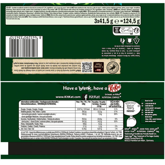 Barres de Chocolat Vegan KITKAT