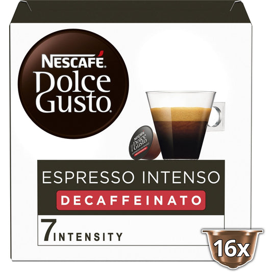 Café Capsules Espresso Intenso Décaféiné Intensité 7 Compatible Dolce Gusto NESCAFE