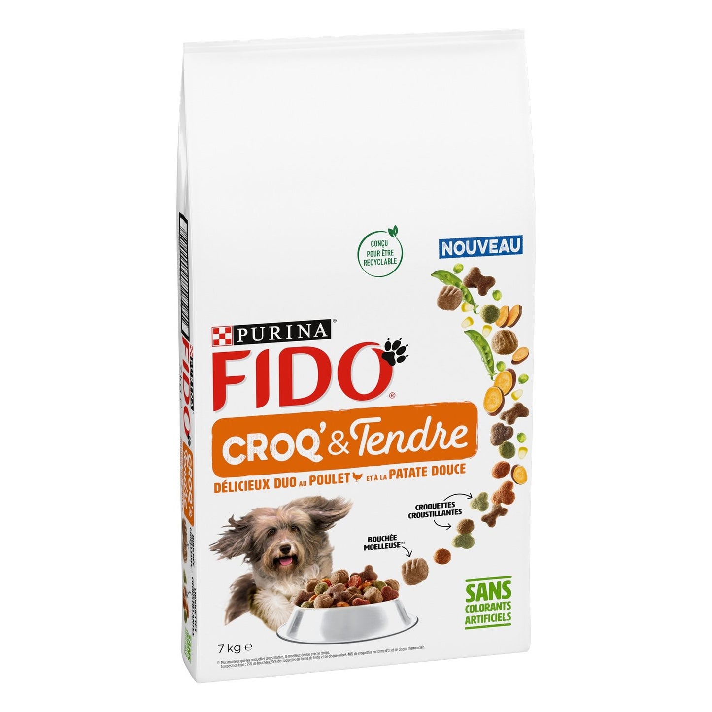 FIDO Croq' &amp; Tender Chicken &amp; Sweet Potato Adult Dog Food