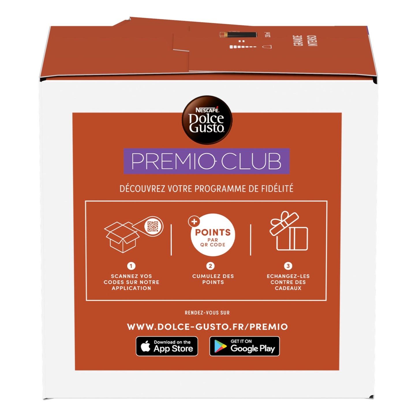 Café Capsules Grande Intenso Intensité 8 Compatible Dolce Gusto NESCAFE DOLCE GUSTO 
