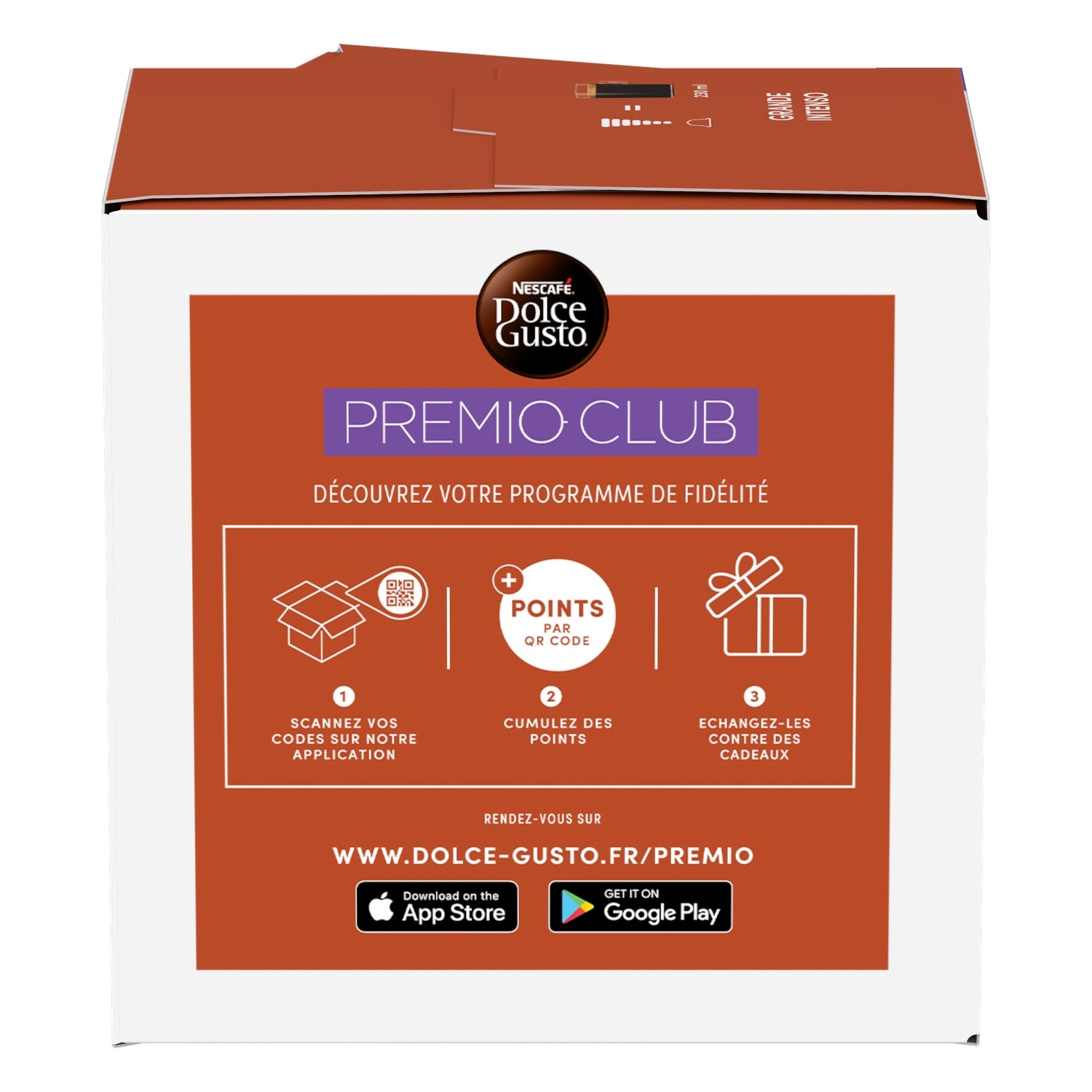 Café Capsules Grande Intenso Intensité 8 Compatible Dolce Gusto NESCAFE DOLCE GUSTO 