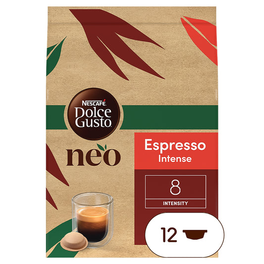 Coffee Pods Espresso Intensity 8 NESCAFE DOLCE GUSTO NEO