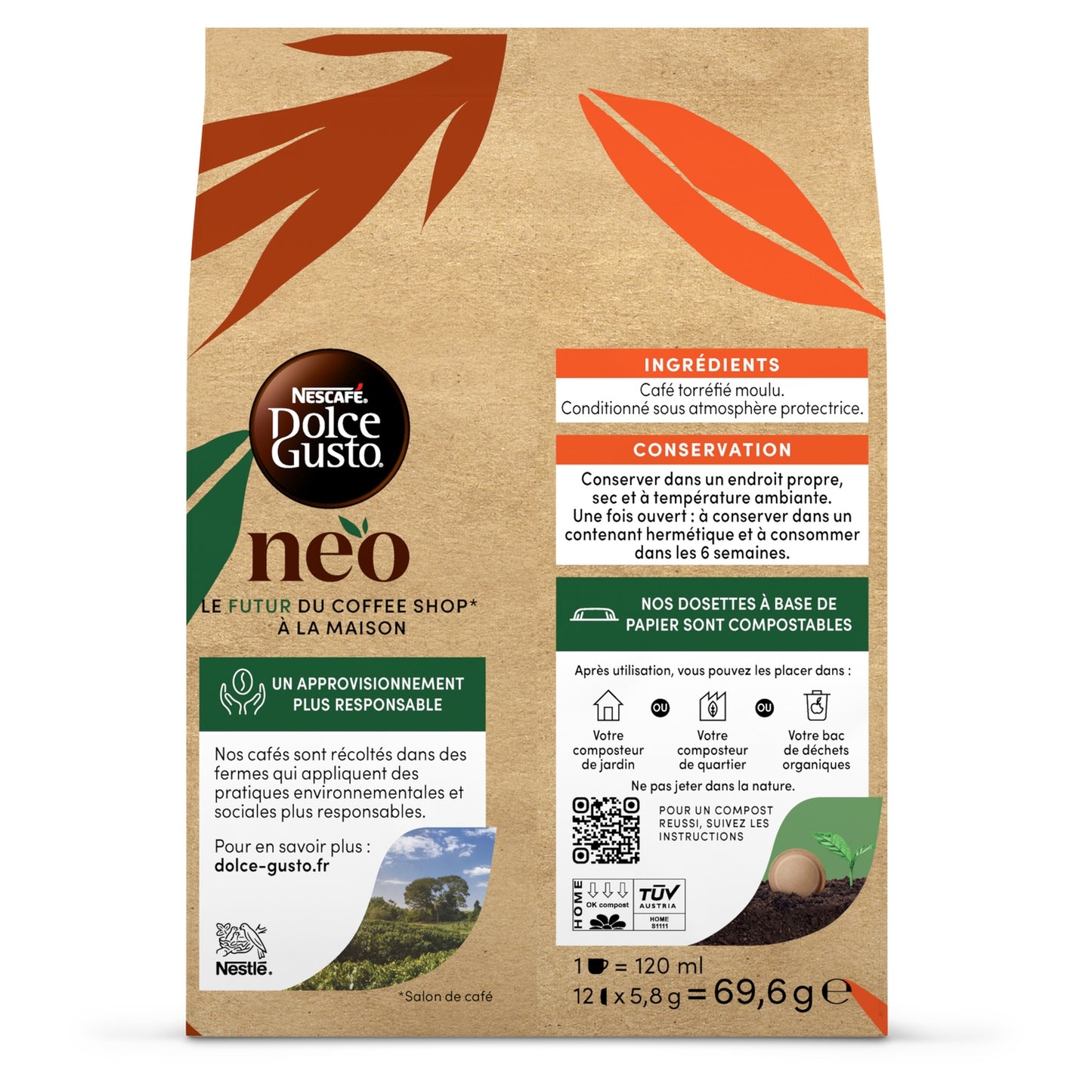 NESCAFE DOLCE GUSTO NEO Lungo Intensity 6 Coffee Pods