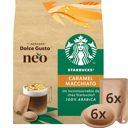 Caramel Macchiato Dosettes Starbucks NESCAFE DOLCE GUSTO NEO