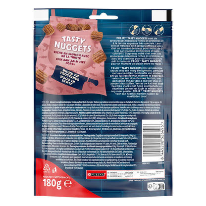 Friandises pour Chat Adulte Saumon Truite Tasty Nuggets FELIX
