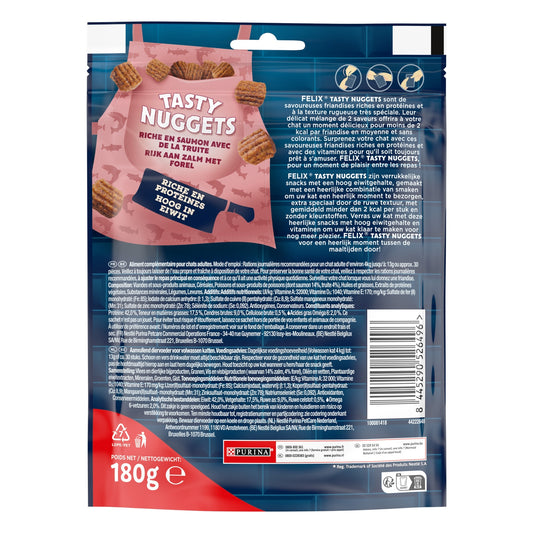 Friandises pour Chat Adulte Saumon Truite Tasty Nuggets FELIX