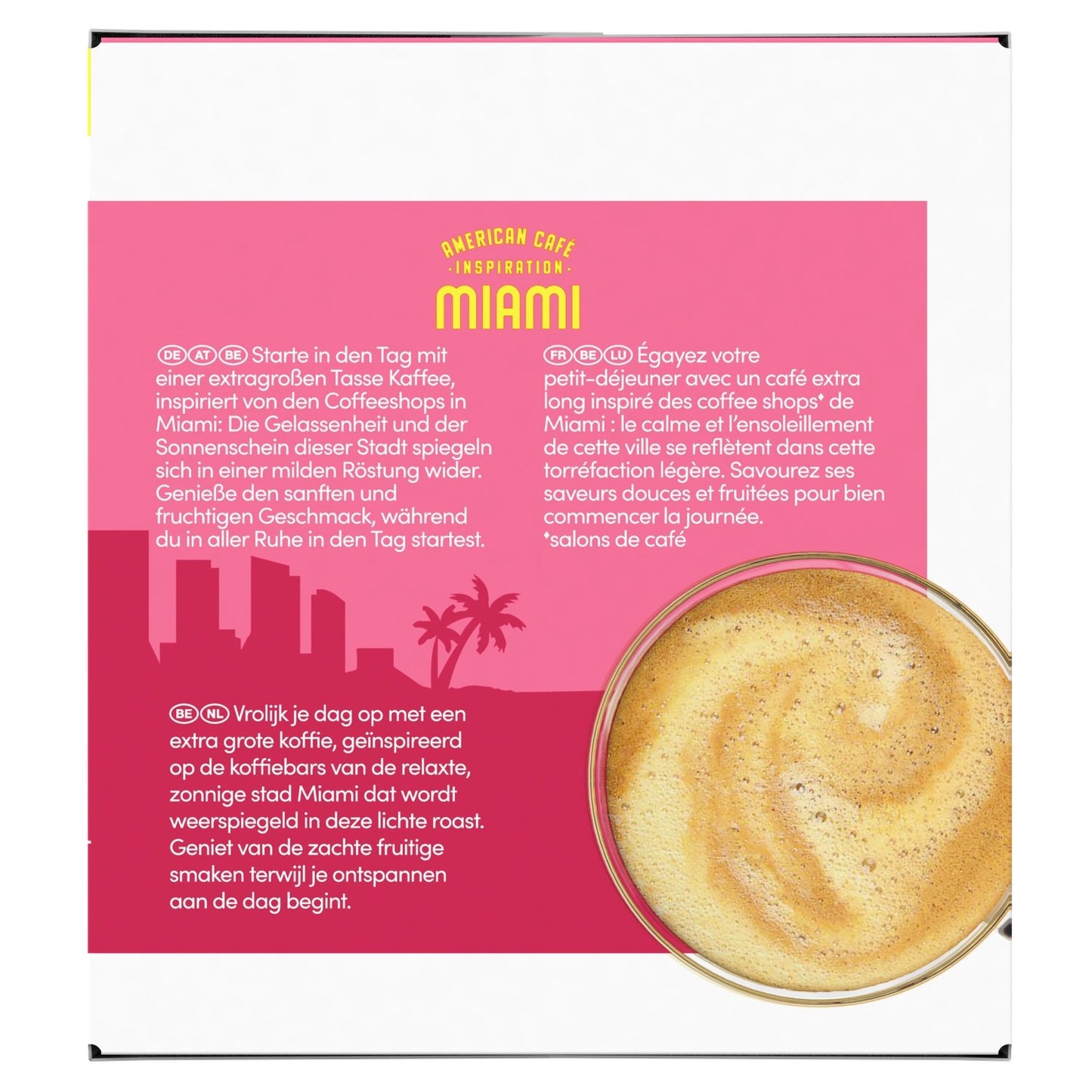 Miami Coffee Capsules Intensity 5 Compatible with Dolce Gusto NESCAFE