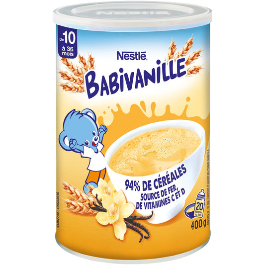 Baby Cereals From 10 Months Vanilla Babivanille NESTLE