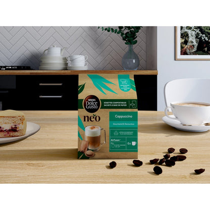 [ANTI-GASPILLAGE] Cappuccino Dosettes Compatible Dolce Gusto Neo NESCAFE DOLCE GUSTO NEO - Date de durabilité minimale : 31/07/2025