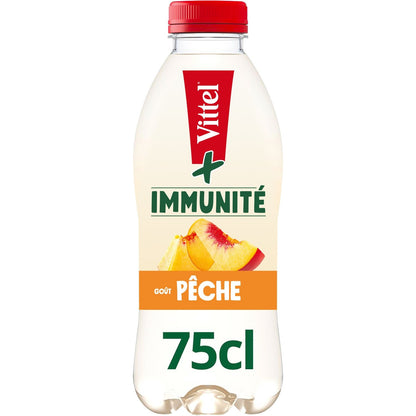 Eau Plate Aromatisée Immunité Pêche VITTEL