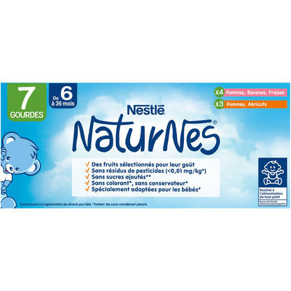 Compote bébé dès 6 mois Multi-Fruits Naturnes NESTLE 