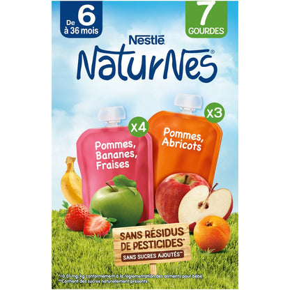 Compote bébé dès 6 mois Multi-Fruits Naturnes NESTLE 