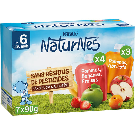 Compote bébé dès 6 mois Multi-Fruits Naturnes NESTLE 