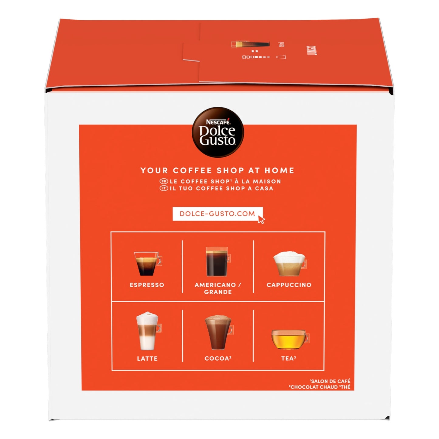 Café Capsules Lungo Intensité 6 Compatible Dolce Gusto NESCAFE DOLCE GUSTO 