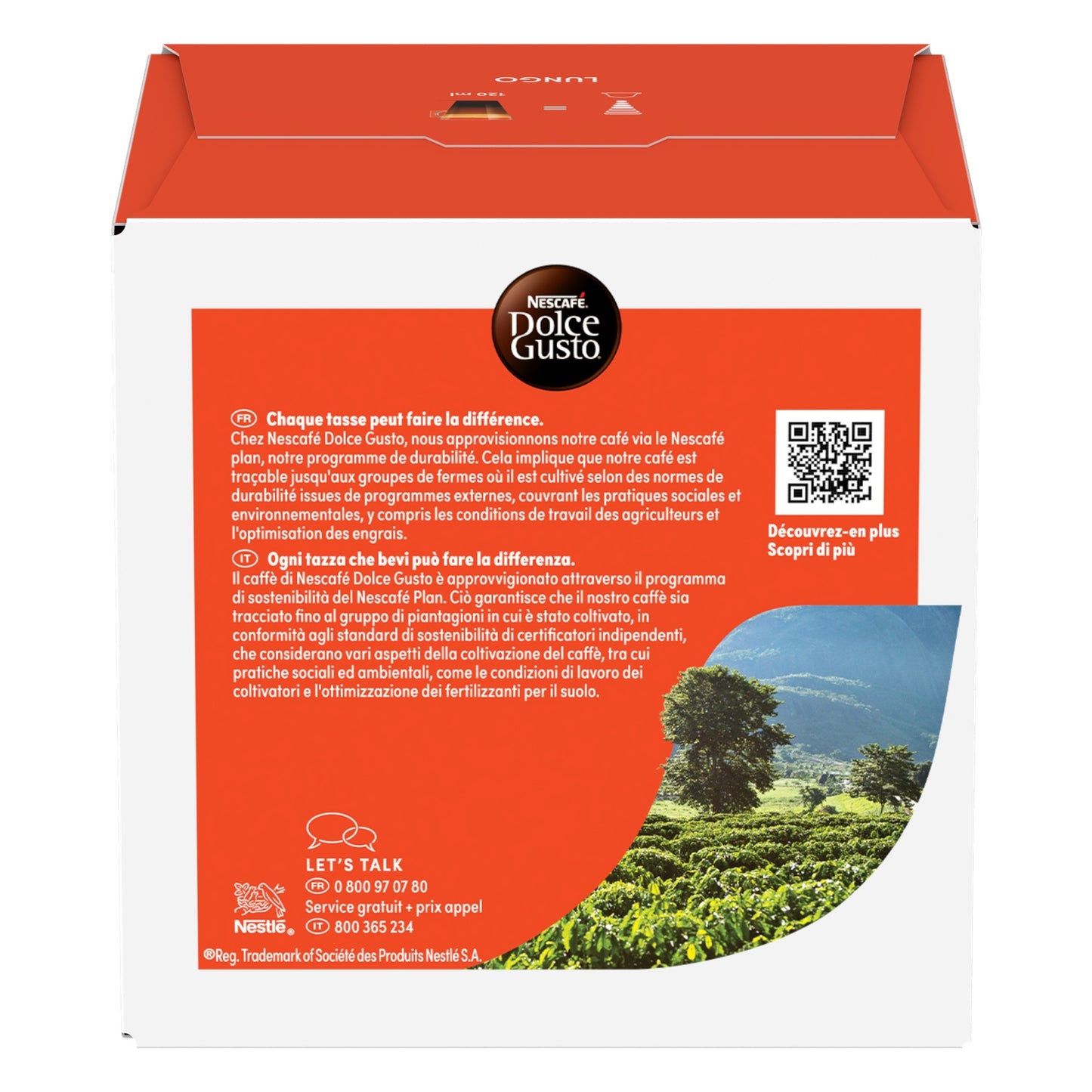 Café Capsules Lungo Intensité 6 Compatible Dolce Gusto NESCAFE DOLCE GUSTO 