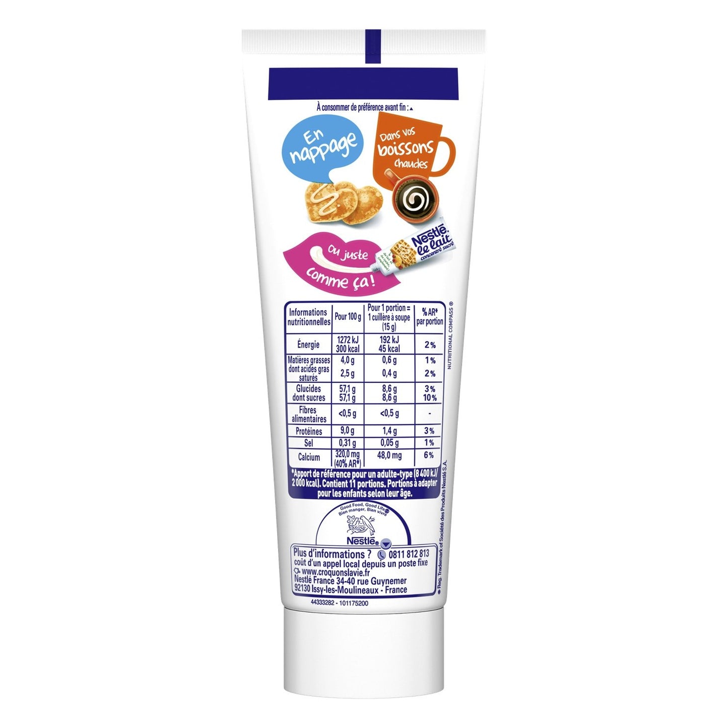 Lait Concentré Demi-Écrémé Sucré NESTLE