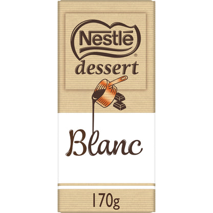 Tablette de Chocolat Blanc NESTLE DESSERT 