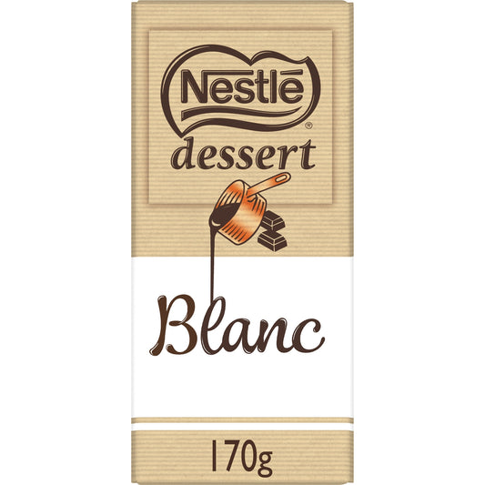 Tablette de Chocolat Blanc NESTLE DESSERT 