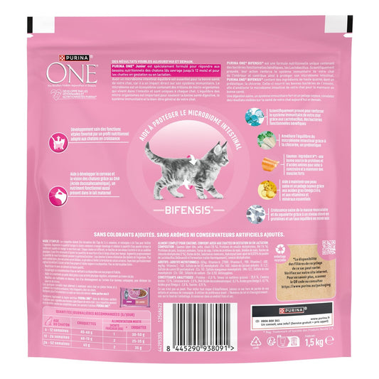 Croquettes pour Chat Junior Saumon Bifensis PURINA ONE