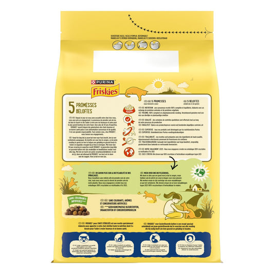 Croquettes pour Chat Adulte Stérilisé Boeuf Légume FRISKIES