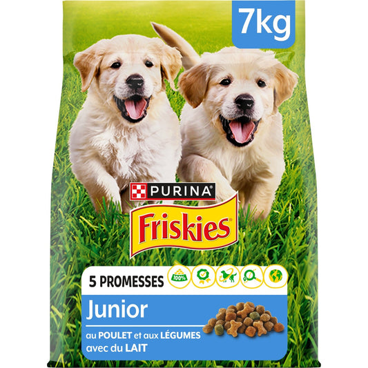 FRISKIES Junior Chicken, Vegetables and Milk Dog Food