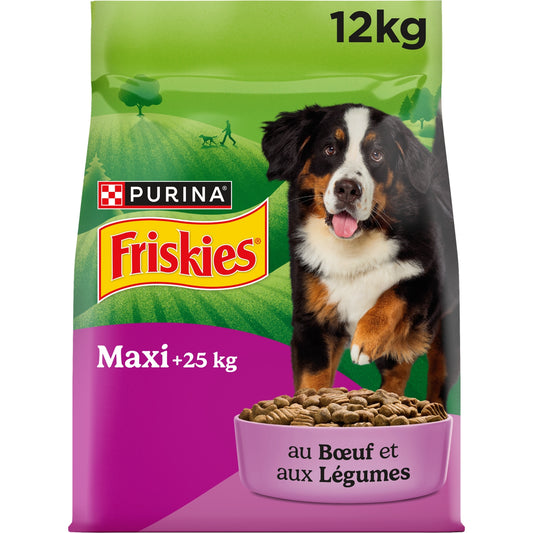 Croquettes Pour Chien Adulte Boeuf Maxi FRISKIES 