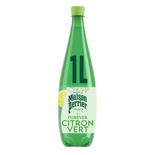 Eau Gazeuse Aromatisée Citron Vert MAISON PERRIER la bouteille de 1L