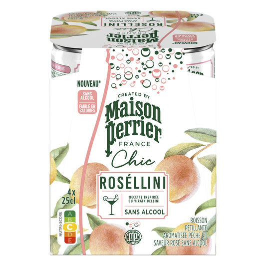 Roséllini Alcohol-Free Flavored Sparkling Water MAISON PERRIER CHIC