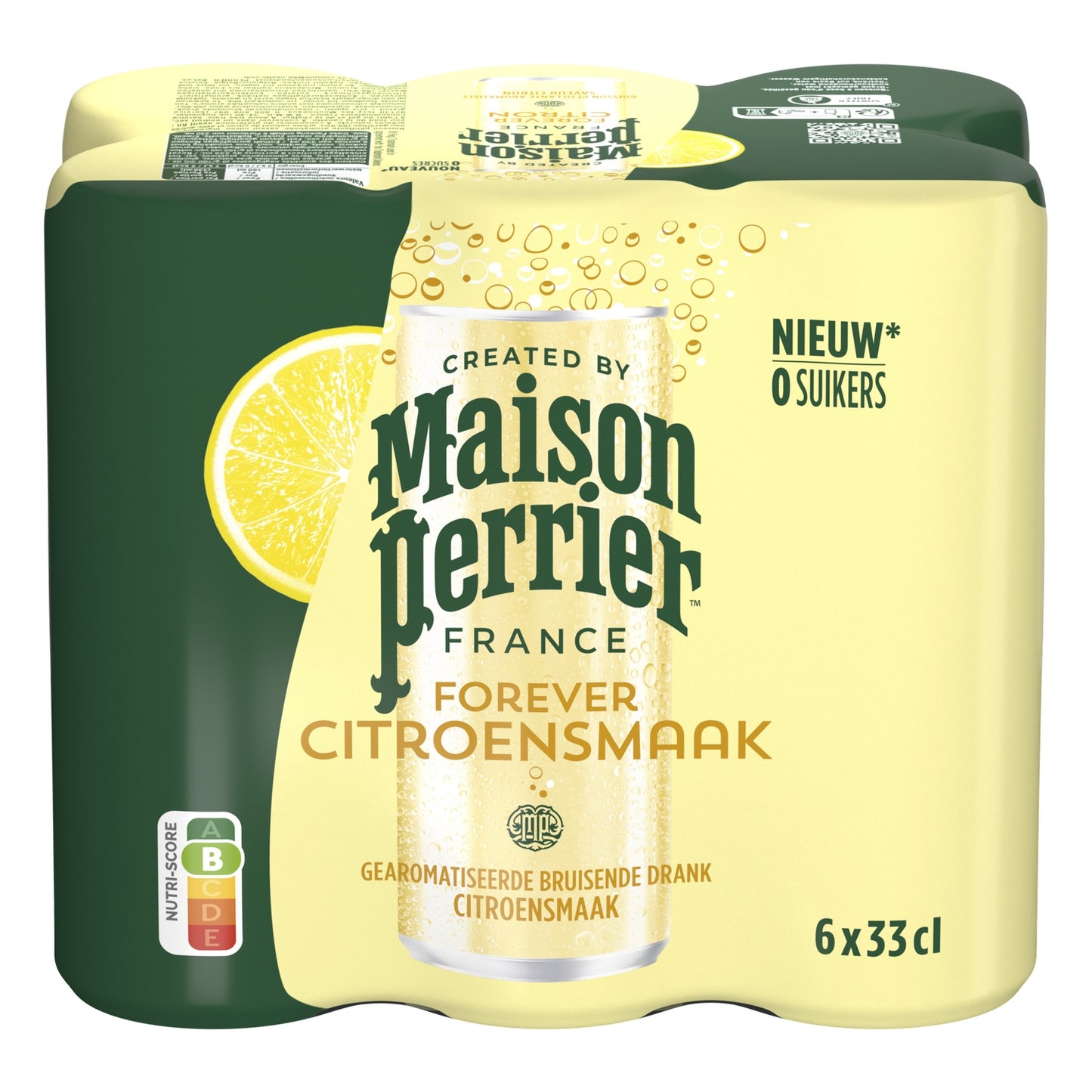 Eau Gazeuse Aromatisée Citron MAISON PERRIER 