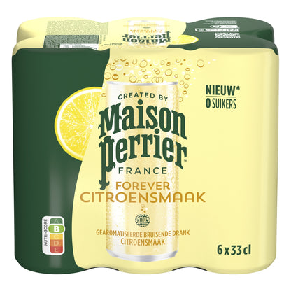 Eau Gazeuse Aromatisée Citron MAISON PERRIER 