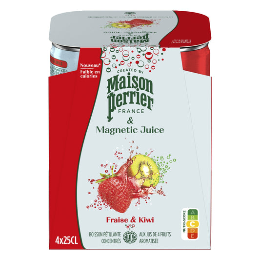Strawberry Kiwi Flavored Sparkling Water MAISON PERRIER