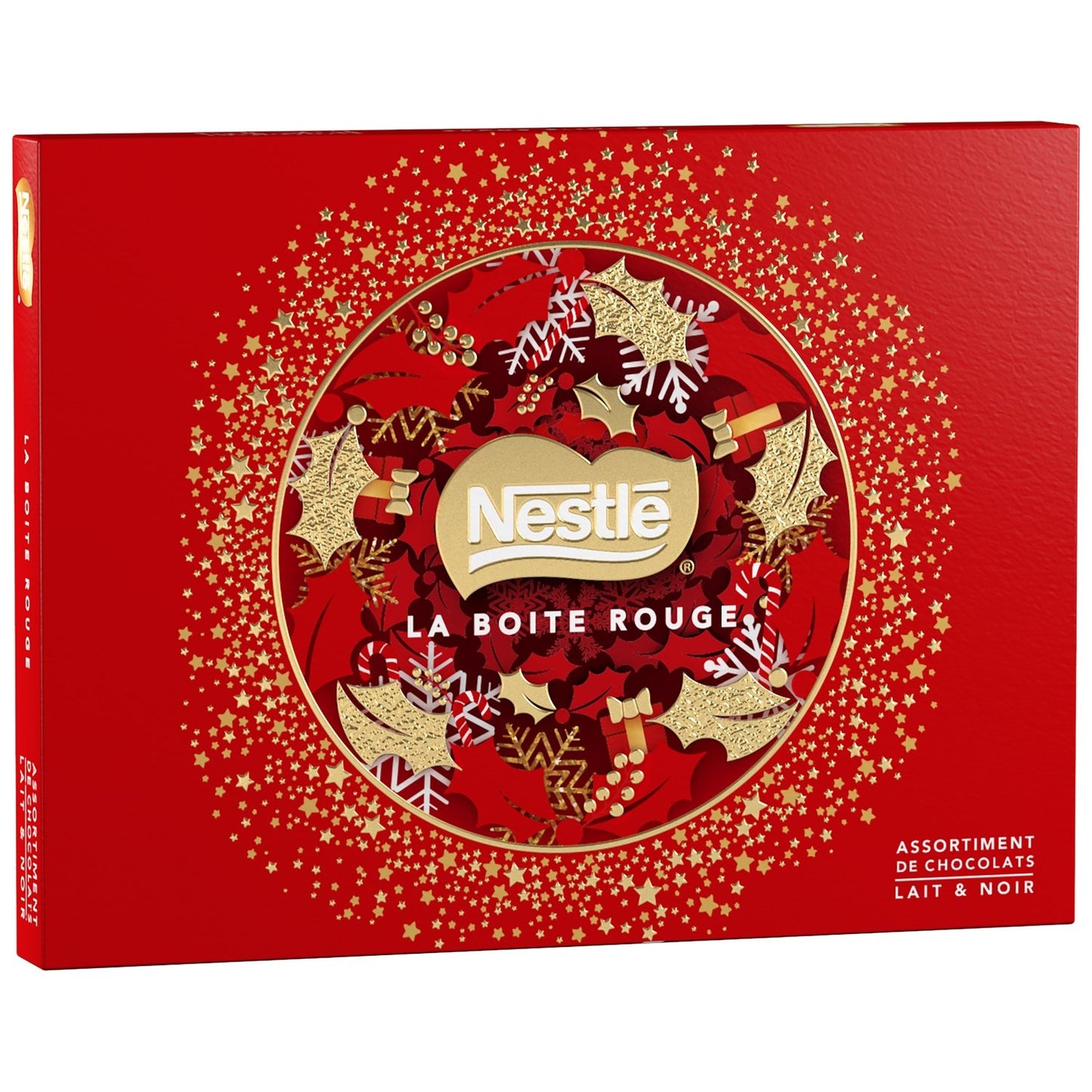 Assortiment de Chocolats Noir de Noël NESTLE - Gamme de Noël 2025 la boite de 198g