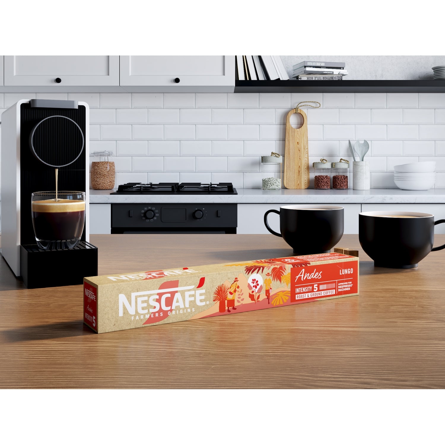 Café Capsules Lungo Intensité 5 Andes Compatible Nespresso NESCAFE FARMERS ORIGINS 