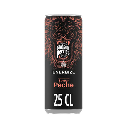 Boisson Énergisante Goût Pêche PERRIER 